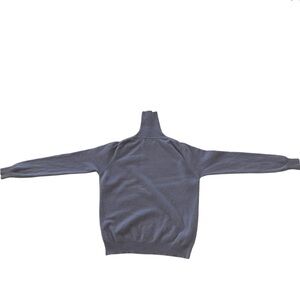 100% Cashmere Turtleneck Sweater Blue Small – Croft & Barrow, Flawed
